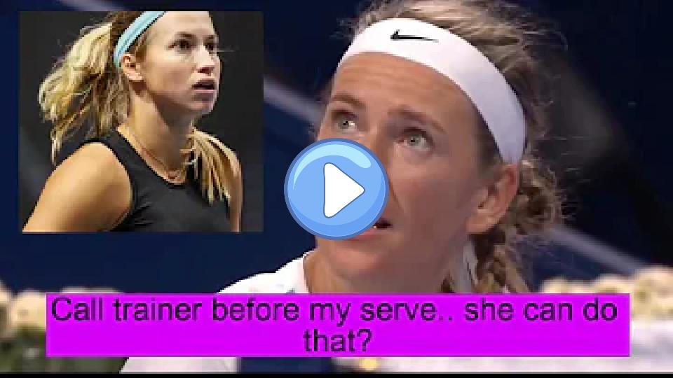 Video thumb: Tennis player suggests opponent needs a psychiatrist.