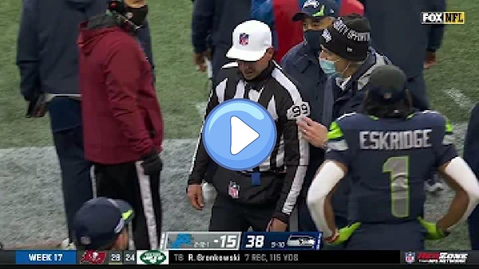 Video thumb: Referee gets injured, and the replacement referee doesn't have a working microphone.