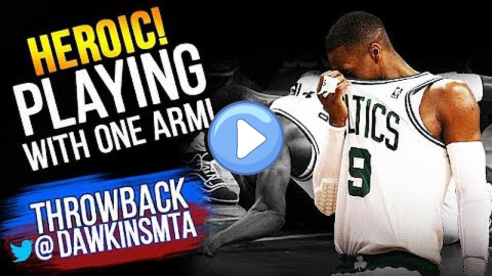 Video thumb: The Game Rajon Rondo Played With One Arm After Dislocating His Elbow: Heroic!