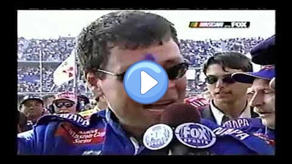 Play video: 2001 Daytona 500 Post Race: Dale Earnhardt Fatal Crash - Michael Waltrip Winner's Circle - Retro VCR Video thumb: 2001 Daytona 500 Post Race: Dale Earnhardt Fatal Crash - Michael Waltrip Winner's Circle - Retro VCR