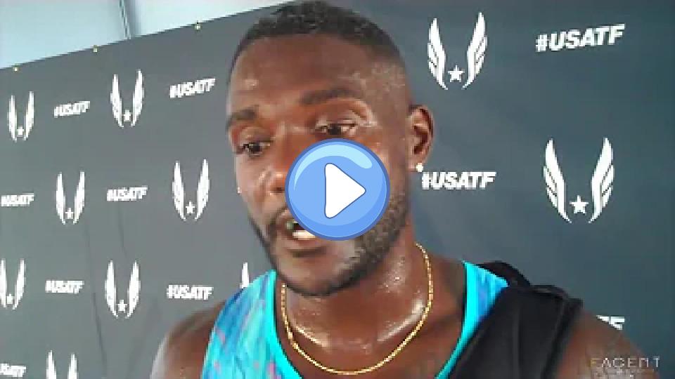Video thumb: Justin Gatlin discusses injuries and recovering for the 2017 Championships.