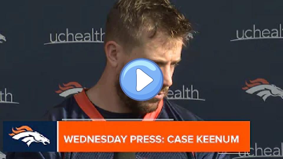 Video thumb: Case Keenum on Sanders' Injury & Young Wide Receivers Stepping Up | Denver Broncos