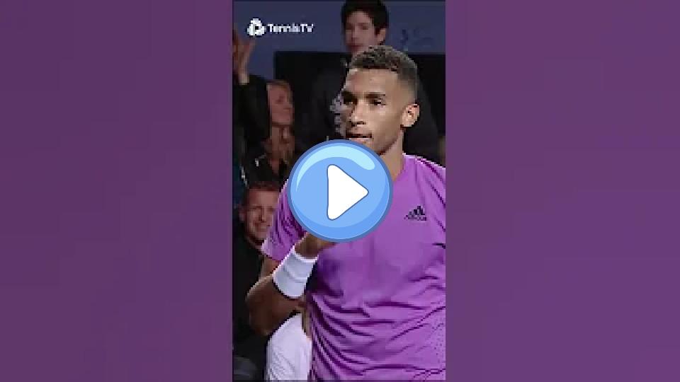 Video thumb: Ice-Cold Auger-Aliassime Celebration 🥶