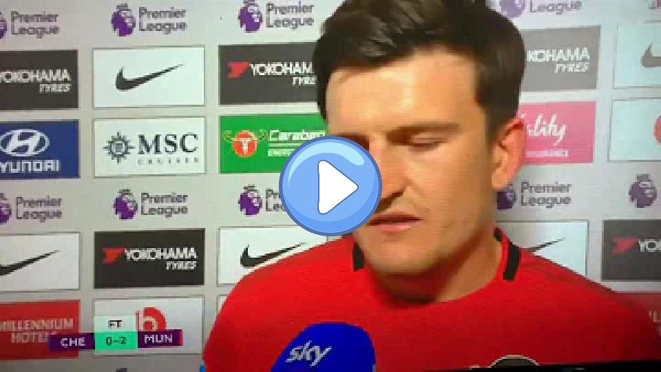 Video thumb: Harry Maguire discusses the incident involving Michy Batshuayi.