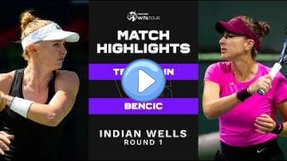 Video thumb: Jil Teichmann vs. Belinda Bencic | 2023 Indian Wells Round 1 | WTA Match Highlights