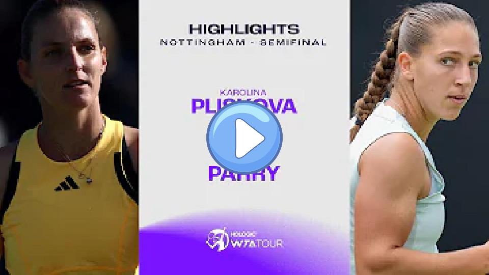 Video thumb: Karolina Pliskova vs. Diane Parry | 2024 Nottingham Semifinal | WTA Match Highlights