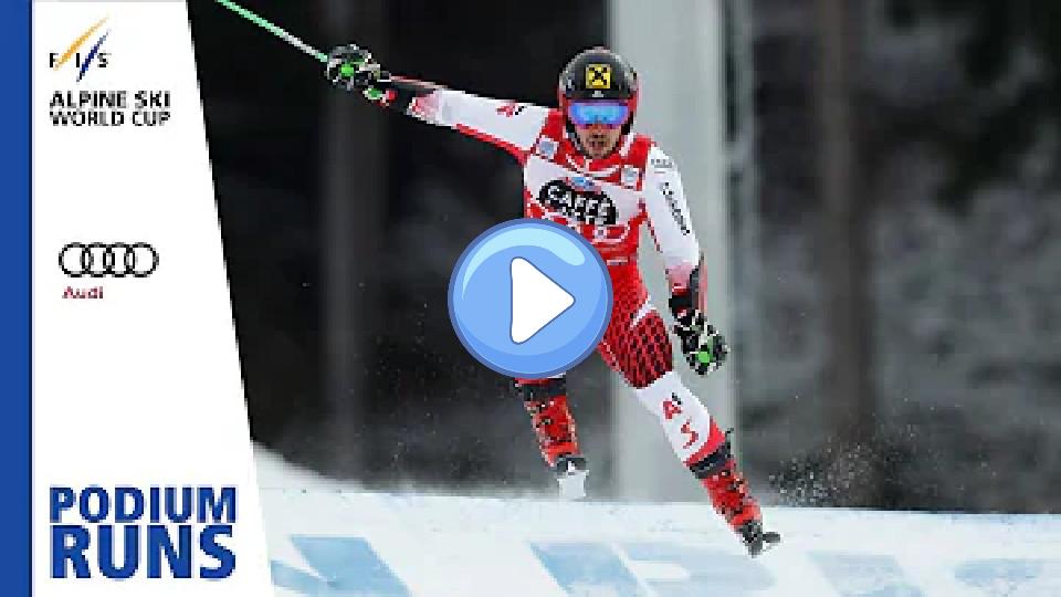 Video thumb: Marcel Hirscher | Men's Giant Slalom | Alta Badia | 1st Place | FIS Alpine