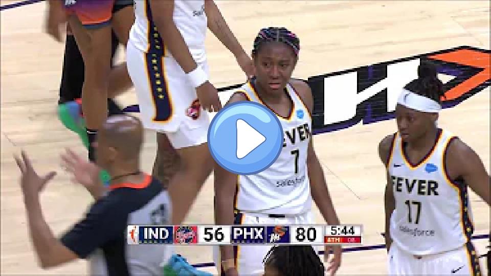 Video thumb: Brittney Griner Throws Down Aliyah Boston After Getting Tangled Up, Then Stares at Her Afterwards