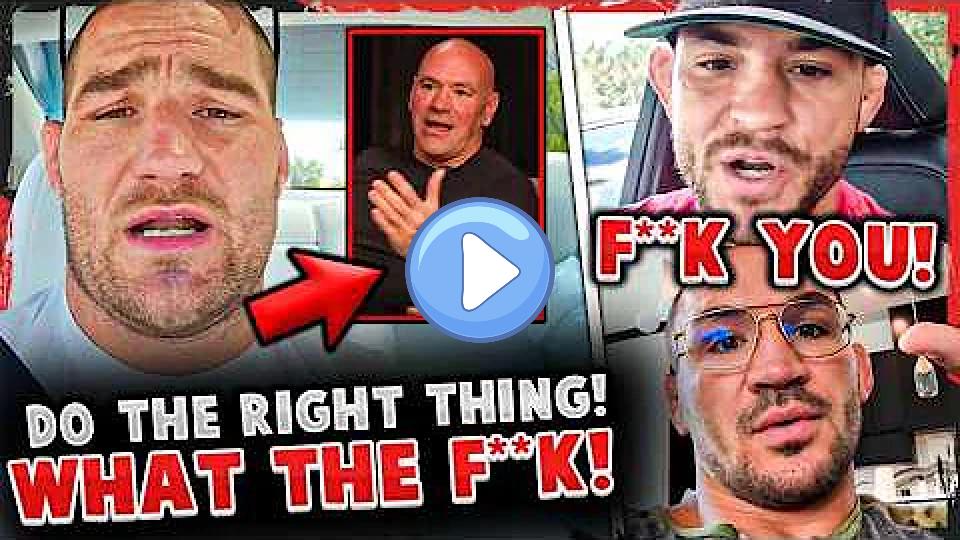 Video thumb: Dustin Poirier confronts Michael Chandler! Sean Strickland upset with the UFC?