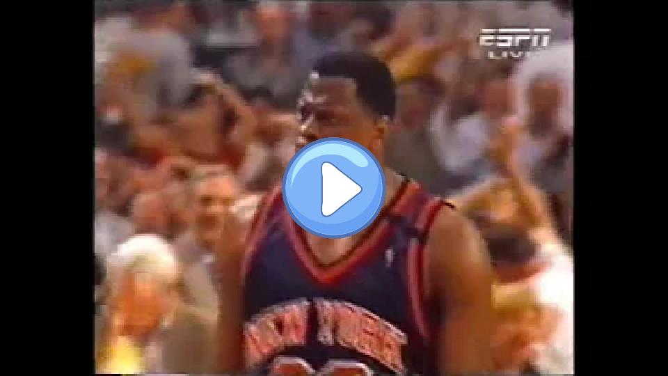 Video thumb: Patrick Ewing's last shot attempt with the New York Knicks during their 1999 playoff run occurred in Game 2 of the Eastern Conference Finals against the Indiana Pacers. Ewing played a crucial role in the Knicks' journey to the NBA Finals that year, but unfortunately, his final shot attempt in that series was unsuccessful.