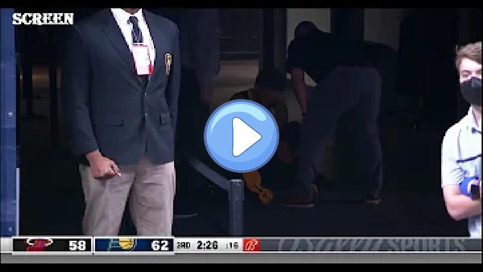 Video thumb: Domantas Sabonis Injury: Miami Heat vs. Indiana Pacers Highlights