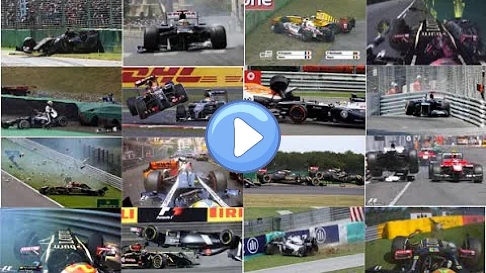 Video thumb: Pastor Maldonado Crash Highlights Compilation