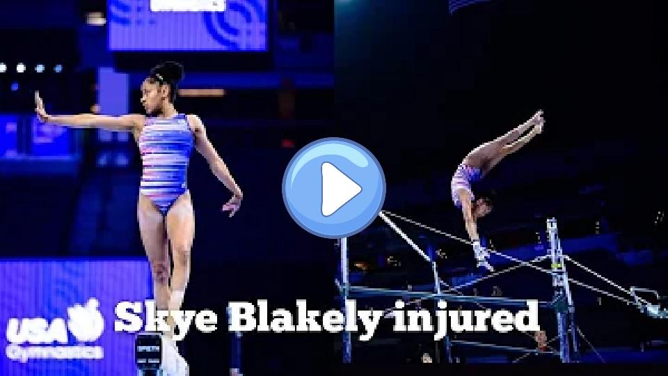 Video thumb: Olympic hopeful Skye Blakely injured at 2024 U.S. Olympic gymnastics trials