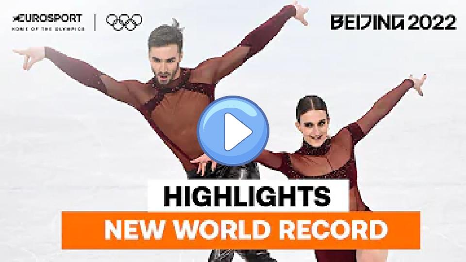 Video thumb: Papadakis and Cizeron Make Figure Skating History with John Legend Routine | 2022 Winter Olympics