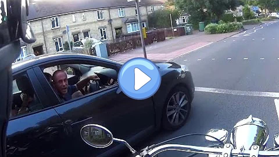 Play video: Karma: Bald man causes accident in Cambridge after road rage Video thumb: Karma: Bald man causes accident in Cambridge after road rage