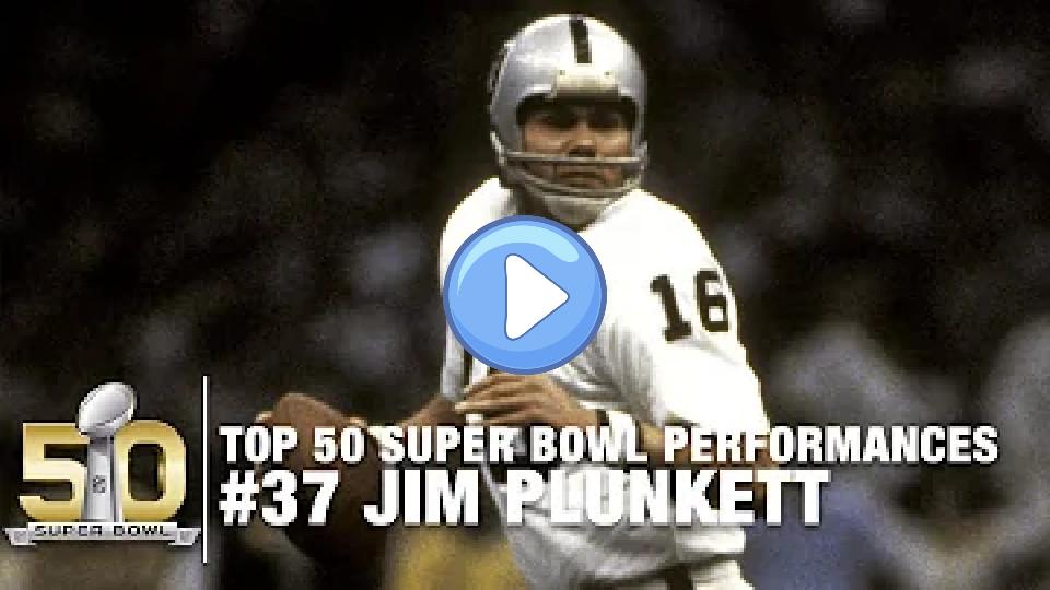 Video thumb: #37: Jim Plunkett Super Bowl XV Highlights | Top 50 Super Bowl Performances