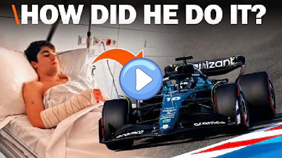 Video thumb: How did Lance Stroll race an F1 car with broken wrists?