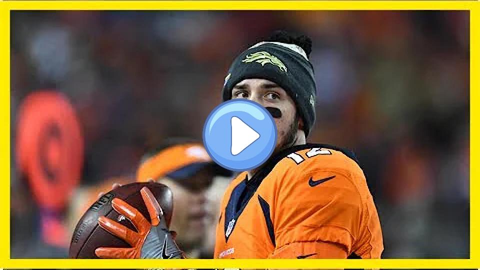 Video thumb: Watch: Paxton Lynch in Tears After Leaving Game with Ankle Injury