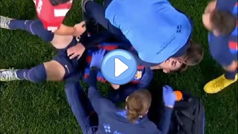 Video thumb: Gavi Suffers Terrible Injury Against Atlético