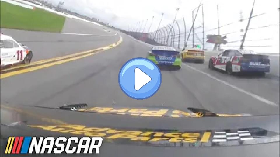 Video thumb: Ride along with Ryan Blaney as he gets caught in a crash at Daytona.