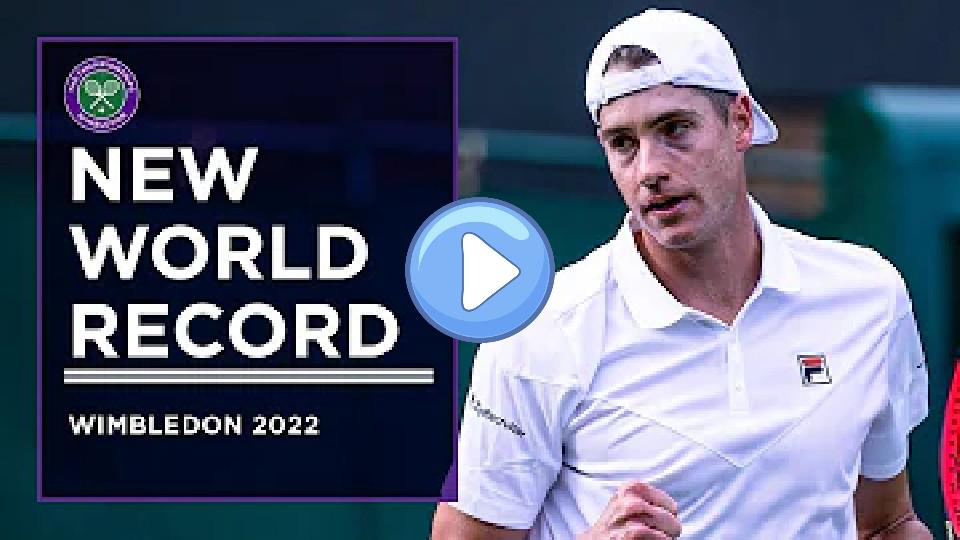 Play video: John Isner Sets World Record for Aces | Wimbledon 2022 Video thumb: John Isner Sets World Record for Aces | Wimbledon 2022