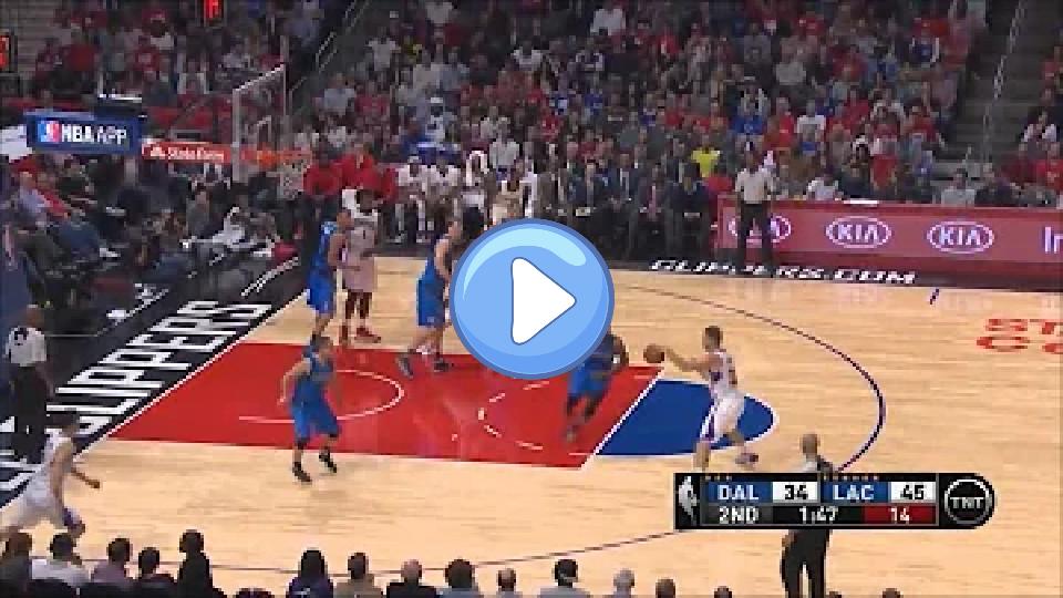 Video thumb: DeAndre Jordan elbows Dirk Nowitzki. Then Dirk gets his payback.