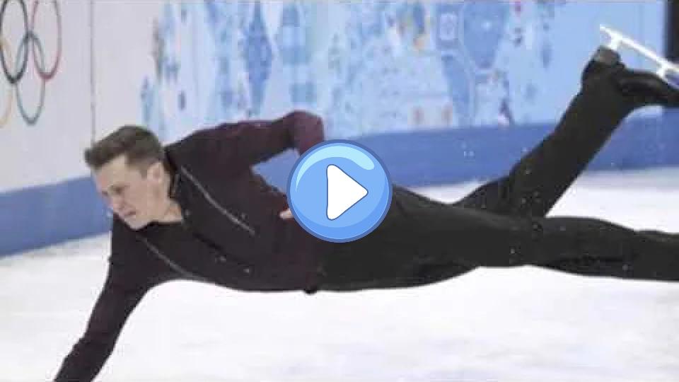 Video thumb: Jeremy Abbott Falls Hard at 2014 Sochi Olympics in Russia: The Complete Video Review