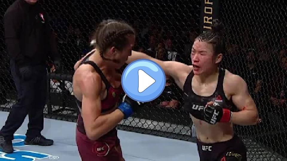 Video thumb: Zhang Weili vs. Joanna Jedrzejczyk - All Significant Strikes