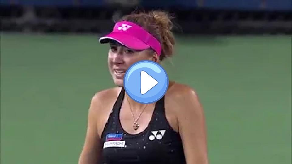 Video thumb: US Open - Angry Bencic - Misaki Doi vs. Belinda Bencic - Highlights HD Toronto 2015