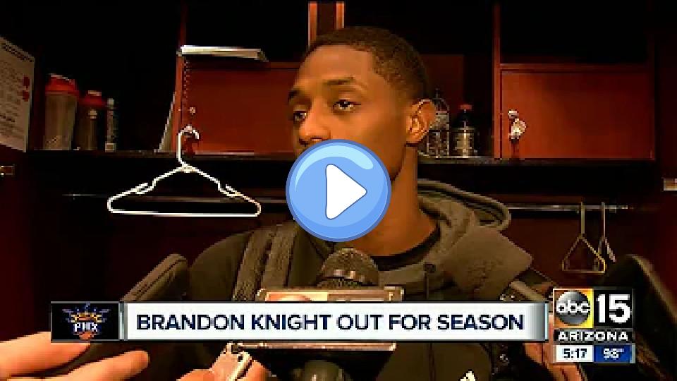 Video thumb: Brandon Knight out for the season with Suns after ACL injury