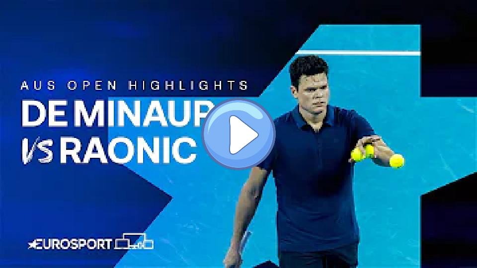 Video thumb: Retires Injured 🤕 | Alex de Minaur vs. Milos Raonic | Australian Open 2024 Highlights 🇦🇺