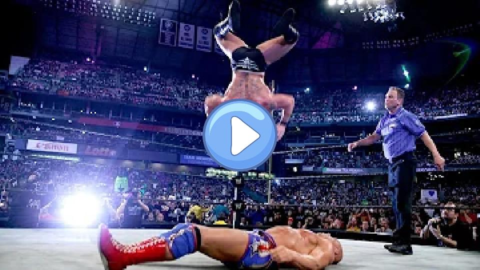 Video thumb: WrestleMania XIX - HD Brock Lesnar's Botched Shooting Star Press