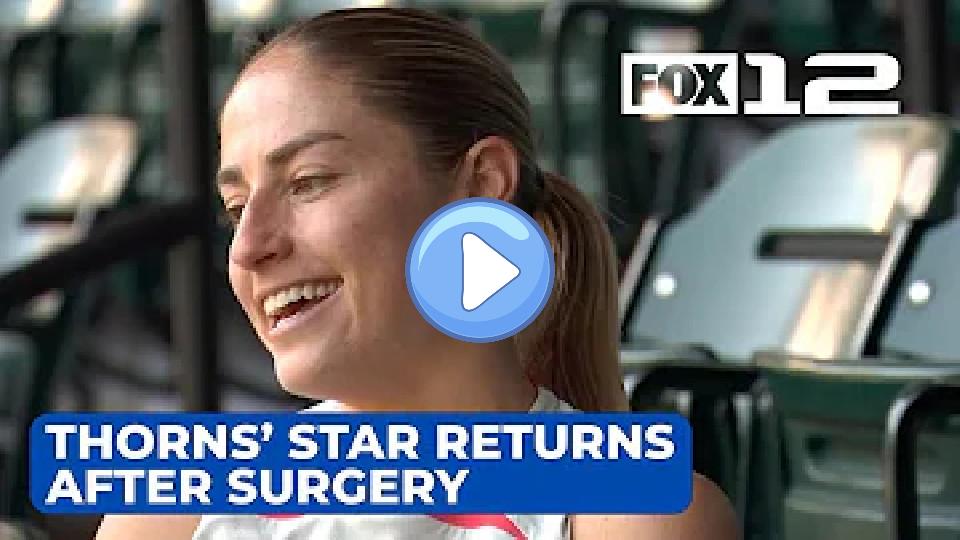 Video thumb: Portland Thorns forward Janine Beckie returns to the game after ACL surgery