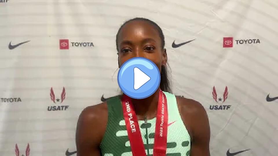 Video thumb: Dalilah Muhammad Pulls Off Comeback From Injury to Qualify for World Championships, Eyeing Medal