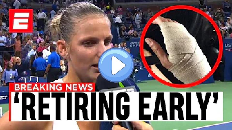 Play video: Karolina Pliskova Withdraws From The Open... Here's Why! Video thumb: Karolina Pliskova Withdraws From The Open... Here's Why!