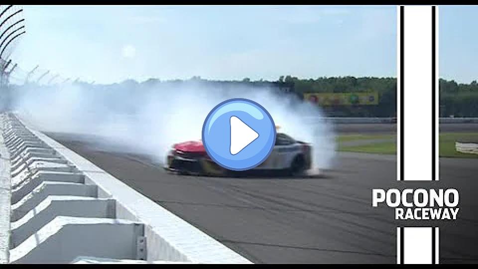 Video thumb: Kurt Busch crashes during Cup Series qualifying at Pocono