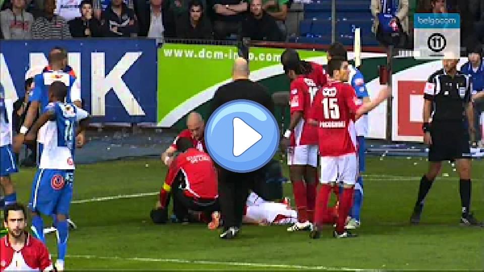 Video thumb: Jupiler Pro League - 2011: Serious Injury of Carcela