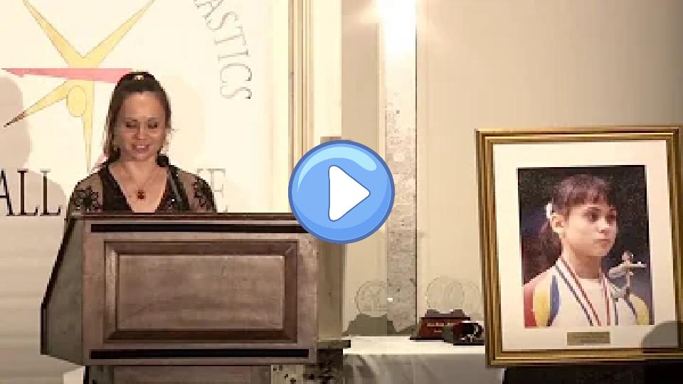 Video thumb: Aurelia Dobre, Induction Speech, International Gymnastics Hall of Fame