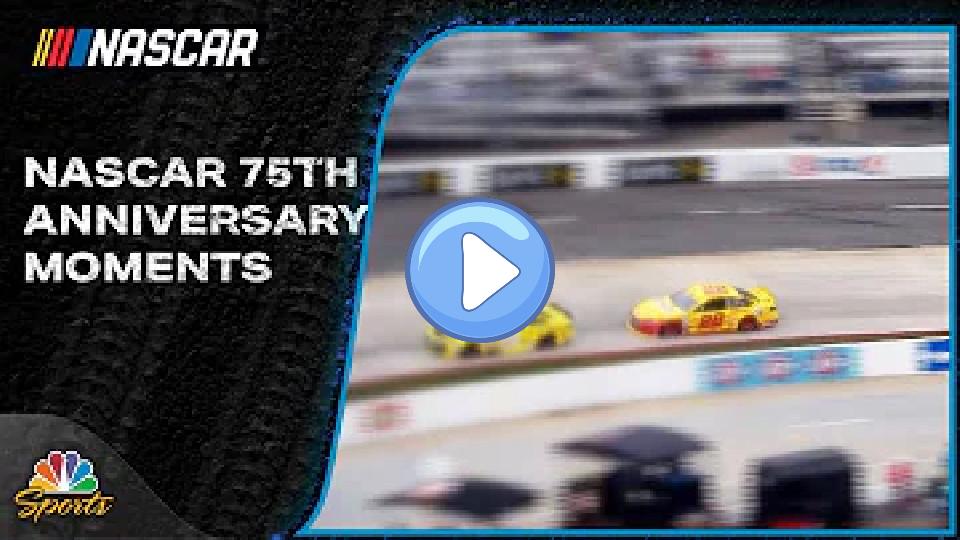 Video thumb: Matt Kenseth takes out Joey Logano | NASCAR 75th Anniversary Moments | Motorsports on NBC