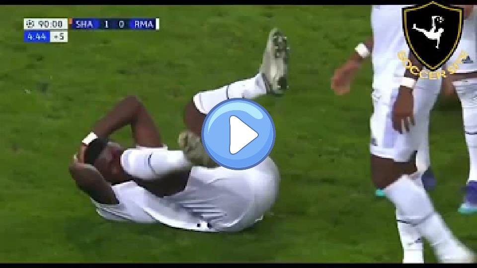 Video thumb: Antonio Rüdiger's head injury against Shakhtar Donetsk.