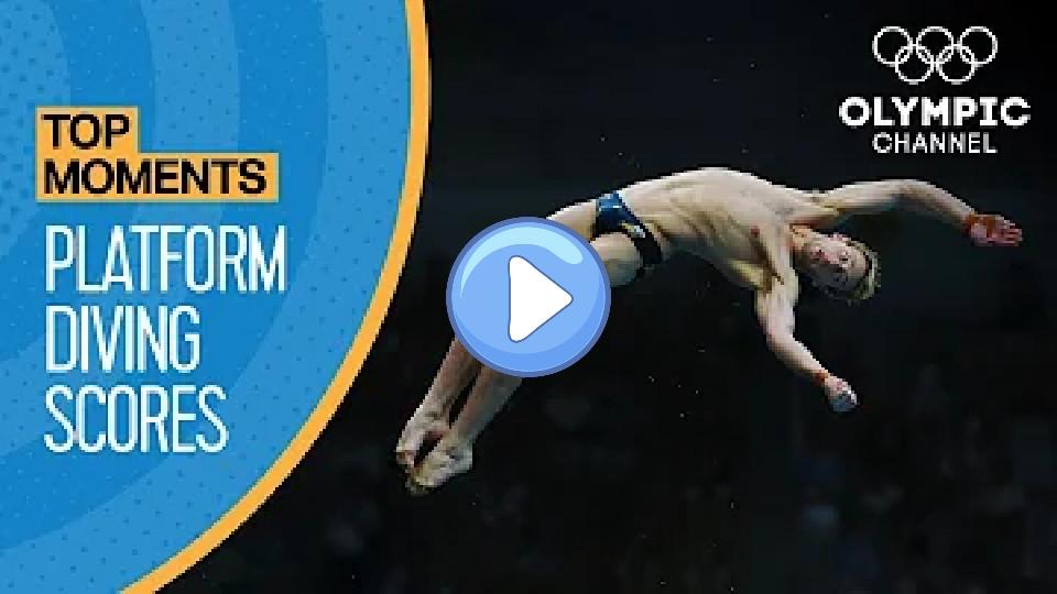 Video thumb: Top 3 Olympic 10m Platform Diving Scores Ever | Top Moments
