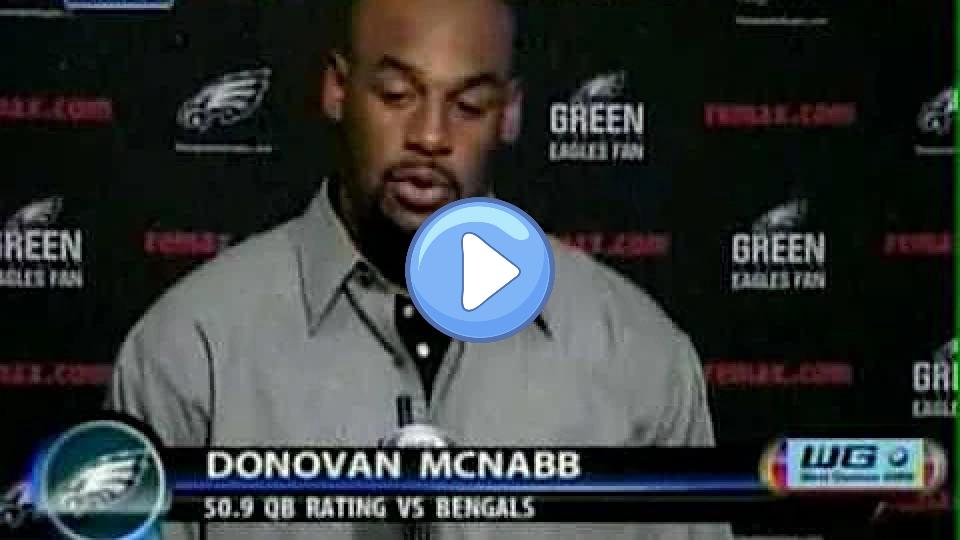Play video: Donovan McNabb doesn't know that the NFL has ties. Video thumb: Donovan McNabb doesn't know that the NFL has ties.