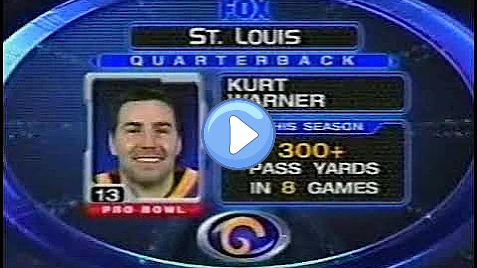Play video: Chicago Bears vs. St. Louis Rams, 1999 Video thumb: Chicago Bears vs. St. Louis Rams, 1999