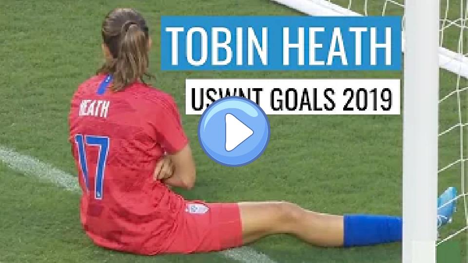 Video thumb: Tobin Heath scored three goals for the USWNT in 2019.