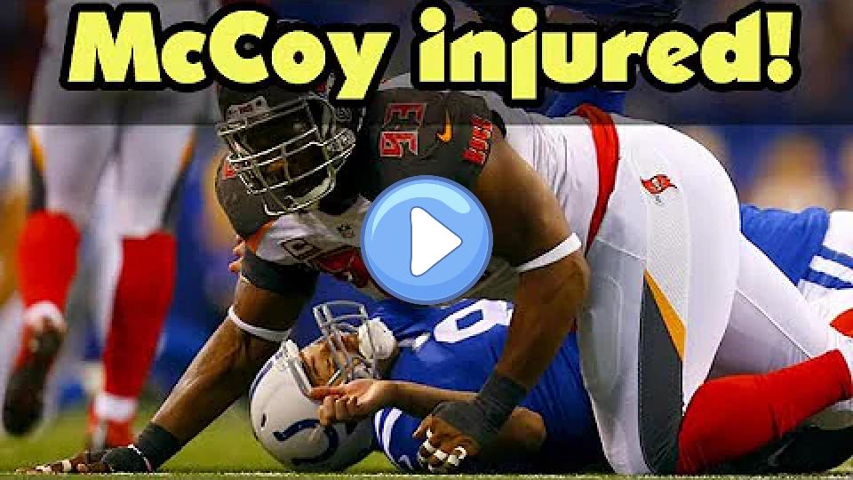 Video thumb: Gerald McCoy was injured, Doug Williams was honored, and Jameis Winston was named Rookie of the Month.