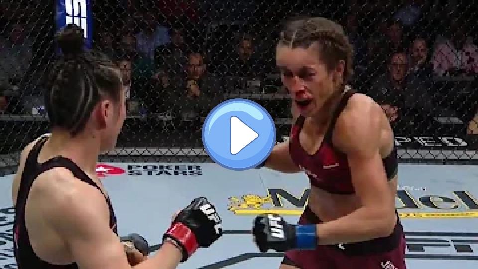 Video thumb: Joanna Jedrzejczyk Suffers Grotesque Hematoma at UFC 248