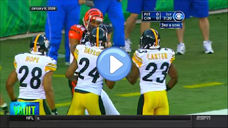 Video thumb: Steelers vs. Bengals 2005 AFC Wild Card Highlights - SportsCenter (High Definition)