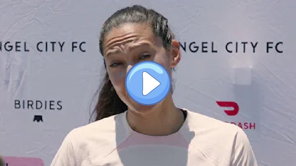 Video thumb: Christen Press speaks after returning from a two-year injury