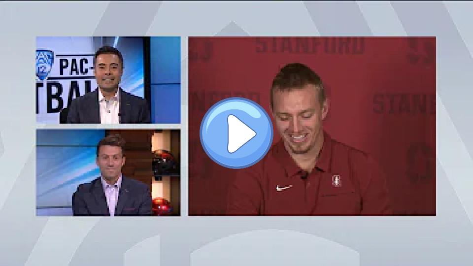 Video thumb: K.J. Costello relives his triumphant return to the field in a win over Arizona.