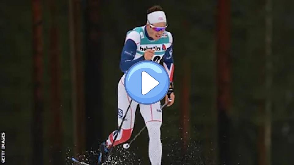 Play video: Cross-Country World Cup: Britain's Andrew Musgrave wins bronze in Italy Video thumb: Cross-Country World Cup: Britain's Andrew Musgrave wins bronze in Italy